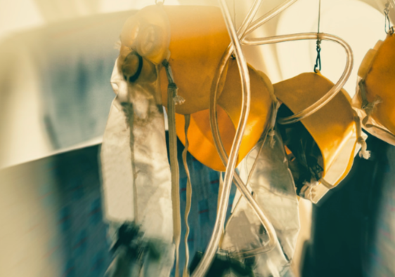 oxygen masks dropping in an airplane