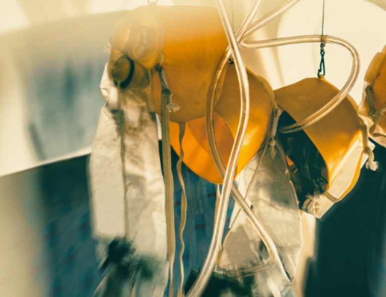 oxygen masks dropping in an airplane